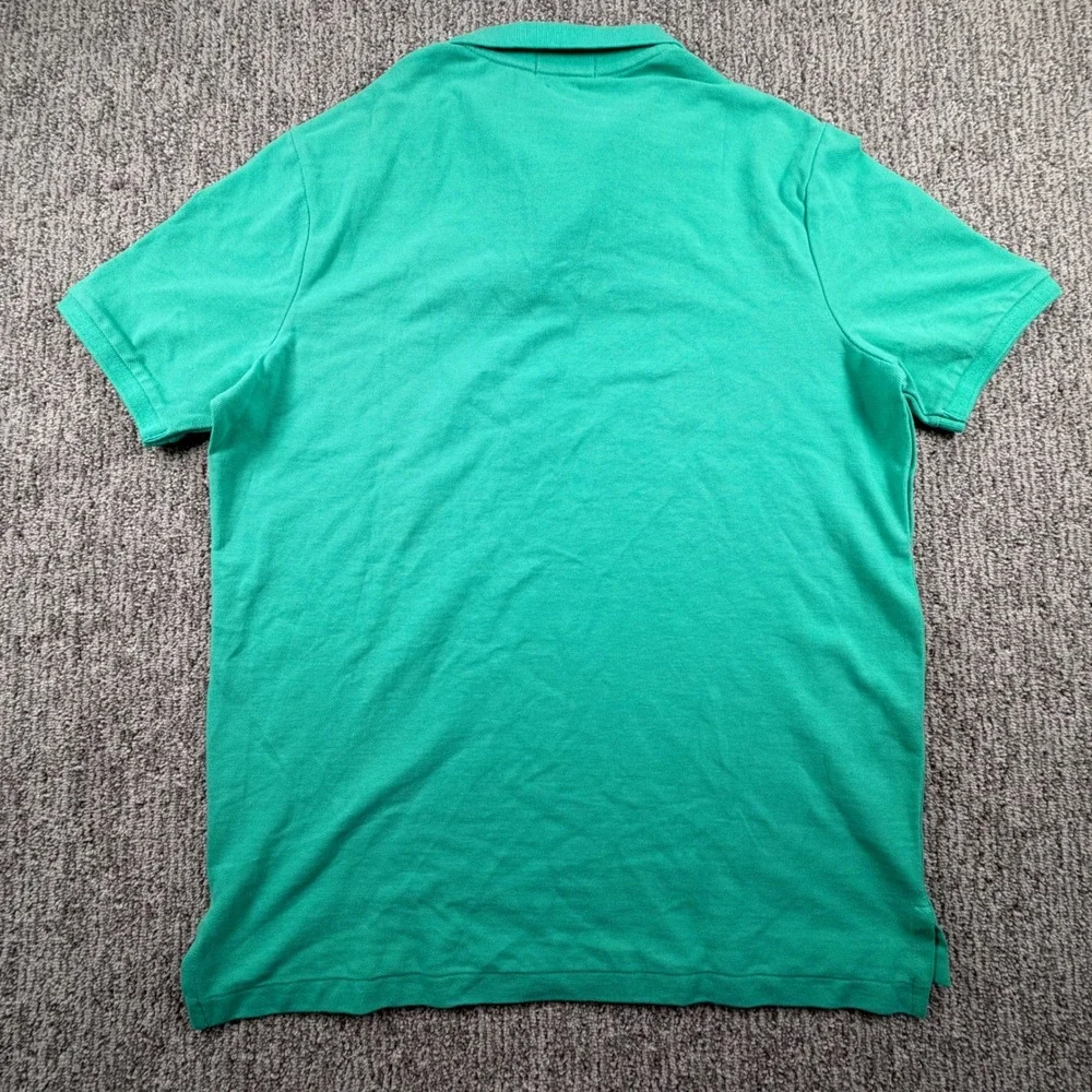 Polo Ralph Lauren Polo Shirt Men M Green Classic Fit Pink Pony NWT
